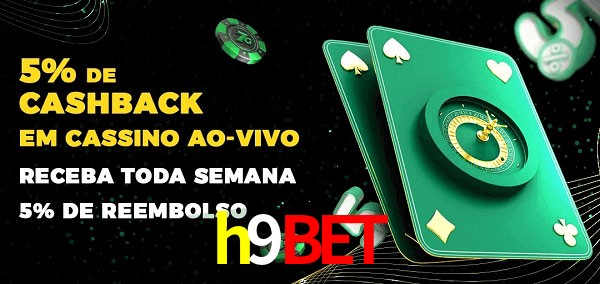 Promoções do cassino ao Vivo h9bet